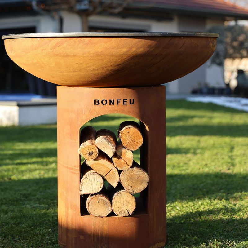 Vatră pentru foc de grădină BonFeu BonBaza 10002R corten 7