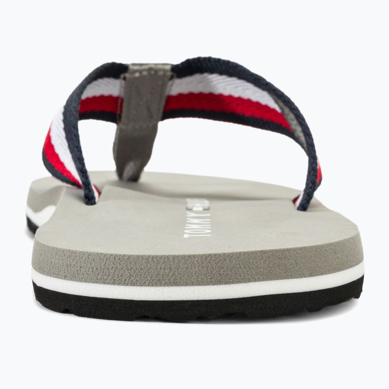 Papuci pentru bărbați Tommy Hilfiger Corporate Beach Sandal antique silver 6