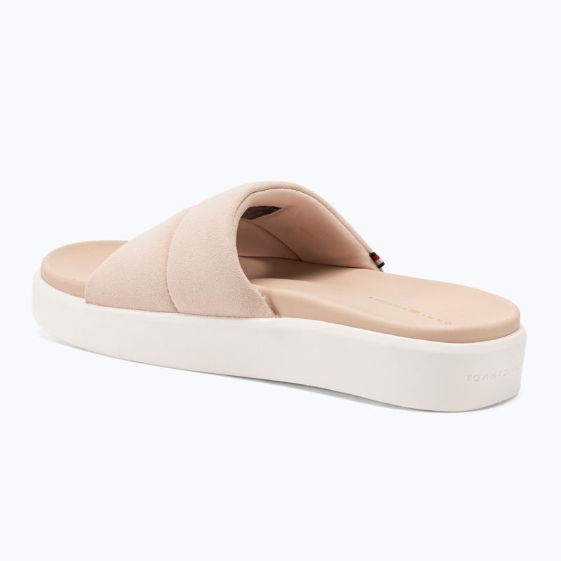 Papuci pentru femei Tommy Hilfiger Platform Pool Slide pink bloom 3