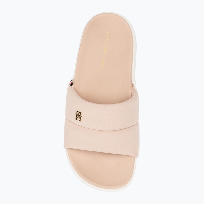 Papuci pentru femei Tommy Hilfiger Platform Pool Slide pink bloom 5
