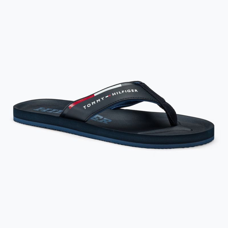 Bărbați Tommy Hilfiger Comfort Beach Sandal Desert Sky flip flop pentru bărbați