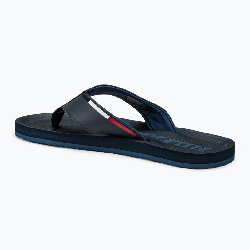 Bărbați Tommy Hilfiger Comfort Beach Sandal Desert Sky flip flop pentru bărbați 3