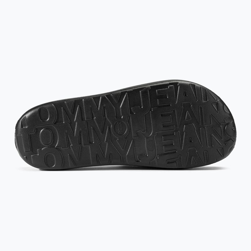 Papuci pentru femei Tommy Jeans Chunky Flatform Slide black 4