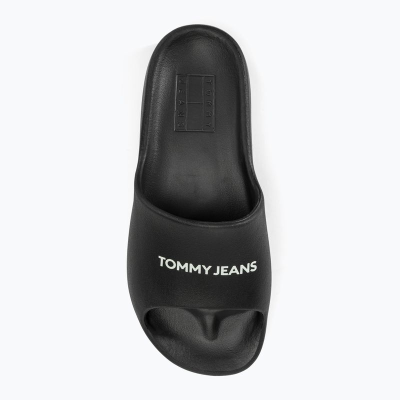 Papuci pentru femei Tommy Jeans Chunky Flatform Slide black 5