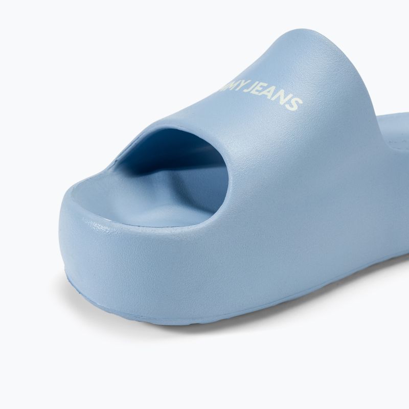 Papuci pentru femei Tommy Jeans Chunky Flatform Slide westside blue 7