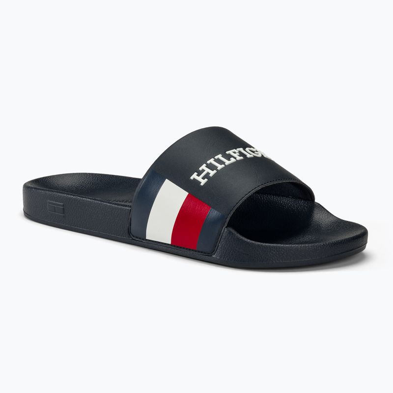 Papuci pentru bărbați Tommy Hilfiger RWB Pool Slide desert sky