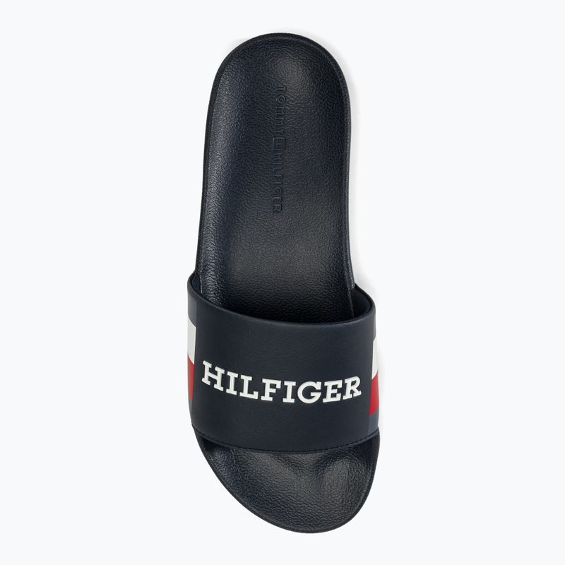 Papuci pentru bărbați Tommy Hilfiger RWB Pool Slide desert sky 5