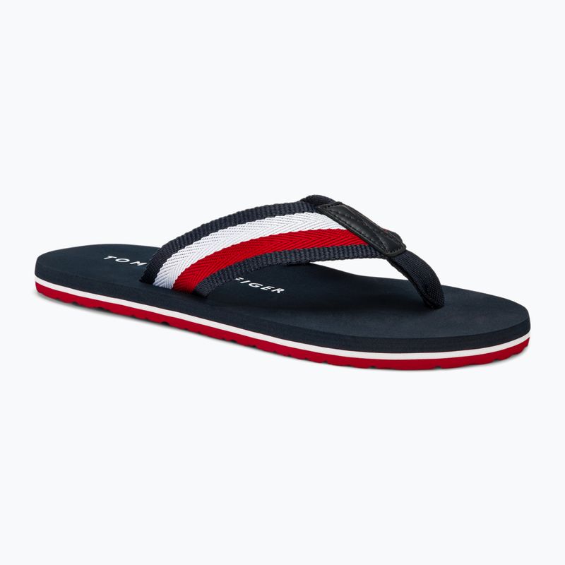 Papuci pentru bărbați Tommy Hilfiger Corporate Beach Sandal desert sky