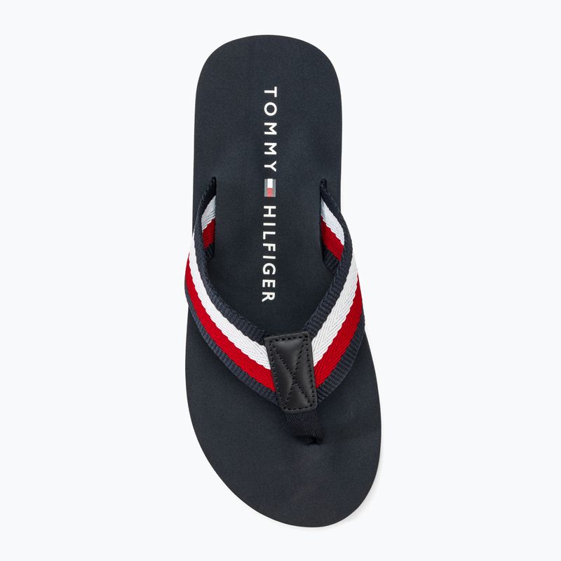 Papuci pentru bărbați Tommy Hilfiger Corporate Beach Sandal desert sky 5