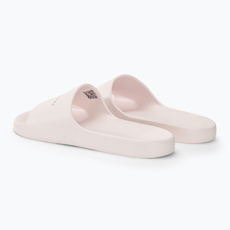 Șlapi pentru femei Tommy Jeans Printed Pu Pool Slide ecru 3