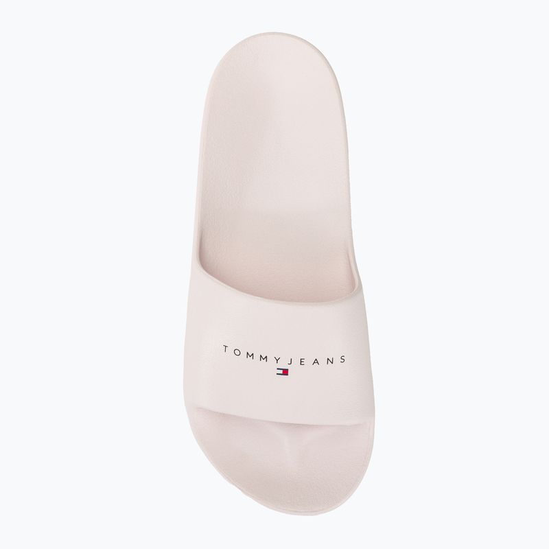 Șlapi pentru femei Tommy Jeans Printed Pu Pool Slide ecru 6