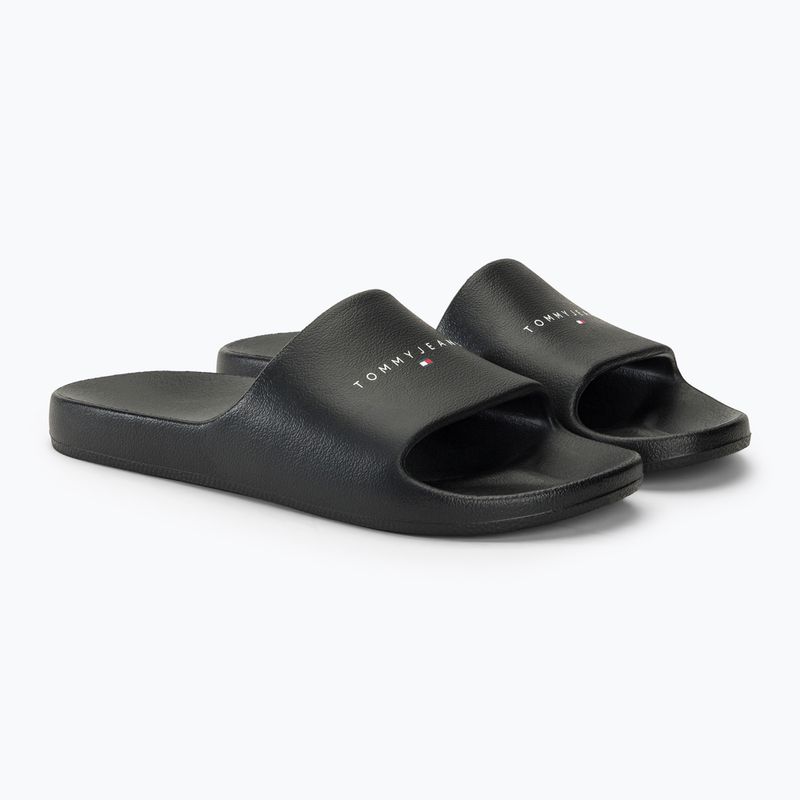 Șlapi pentru femei Tommy Jeans Printed Pu Pool Slide black 4