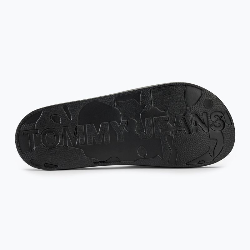 Șlapi pentru femei Tommy Jeans Printed Pu Pool Slide black 5