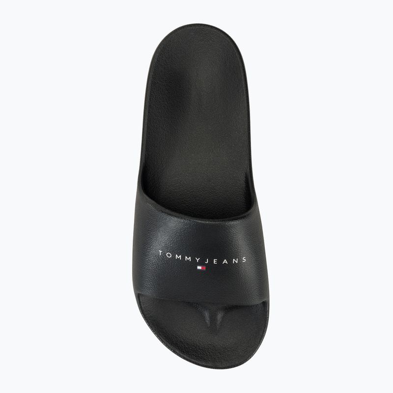 Șlapi pentru femei Tommy Jeans Printed Pu Pool Slide black 6