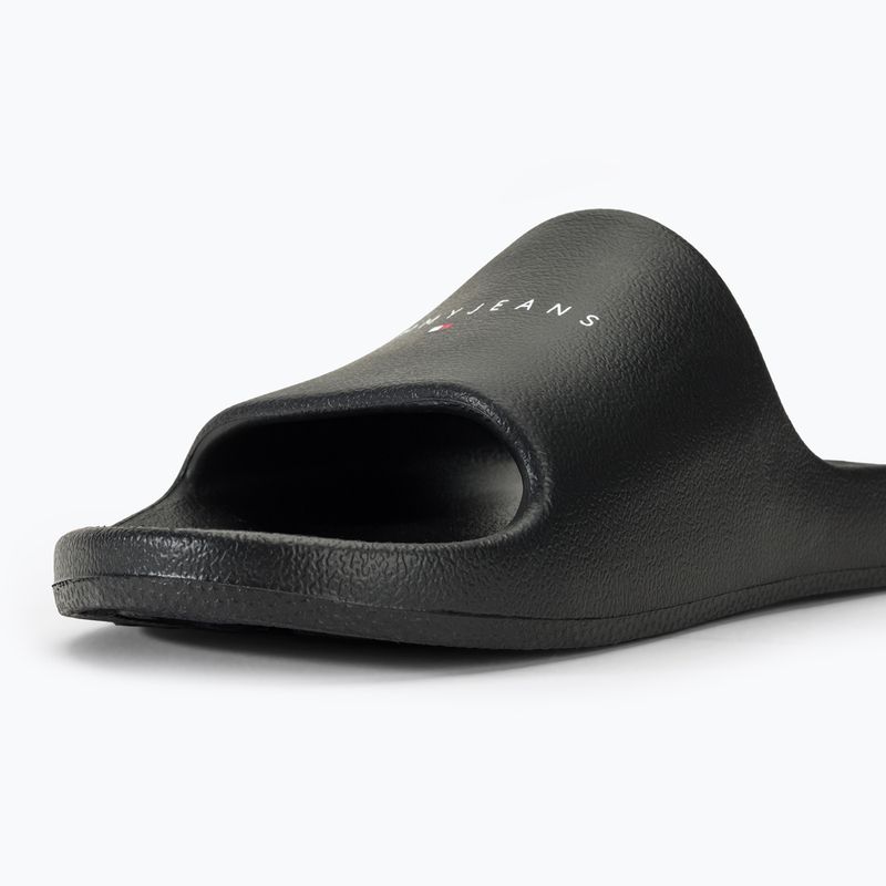 Șlapi pentru femei Tommy Jeans Printed Pu Pool Slide black 8
