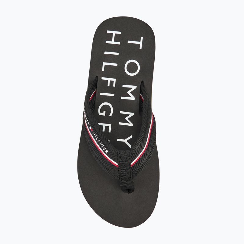 Papuci pentru bărbați Tommy Hilfiger Web Beach Sandal black 5