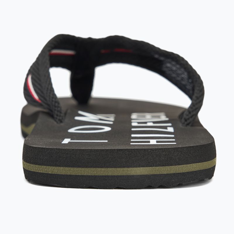 Papuci pentru bărbați Tommy Hilfiger Web Beach Sandal black 6