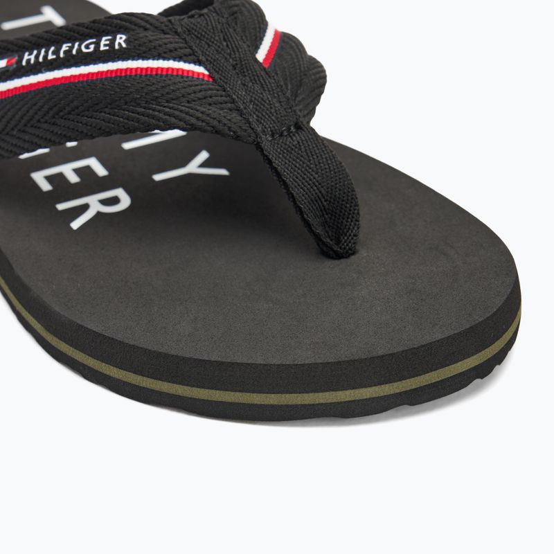 Papuci pentru bărbați Tommy Hilfiger Web Beach Sandal black 7