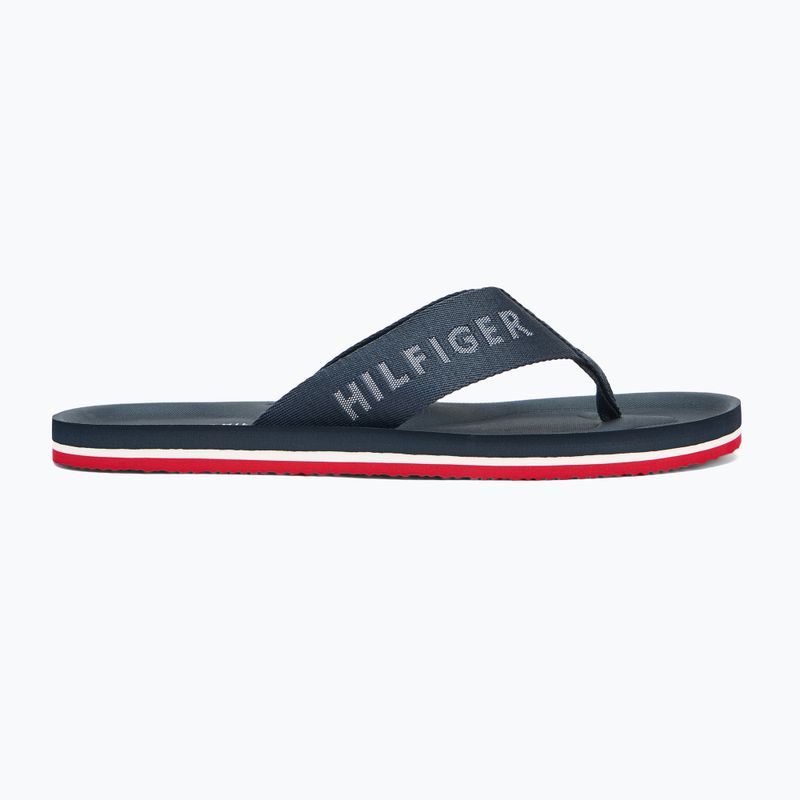 Papuci pentru bărbați Tommy Hilfiger Comfort Beach Sandal military denim 2