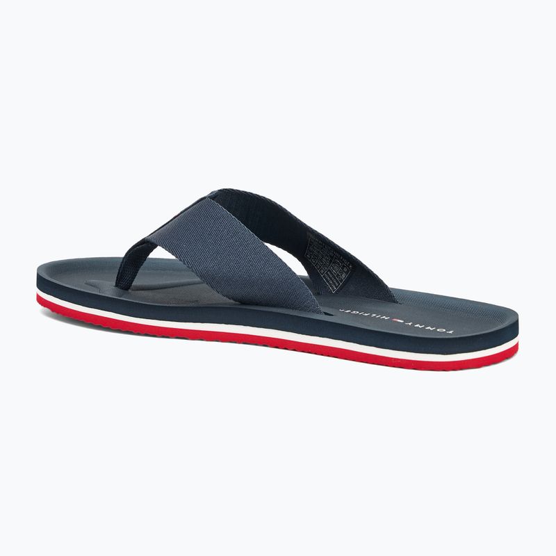 Papuci pentru bărbați Tommy Hilfiger Comfort Beach Sandal military denim 3