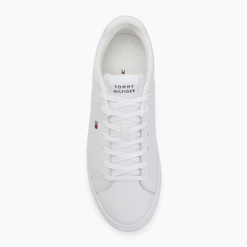 Încălțăminte pentru bărbați Tommy Hilfiger Icon Court Lth Flag Ess white 5