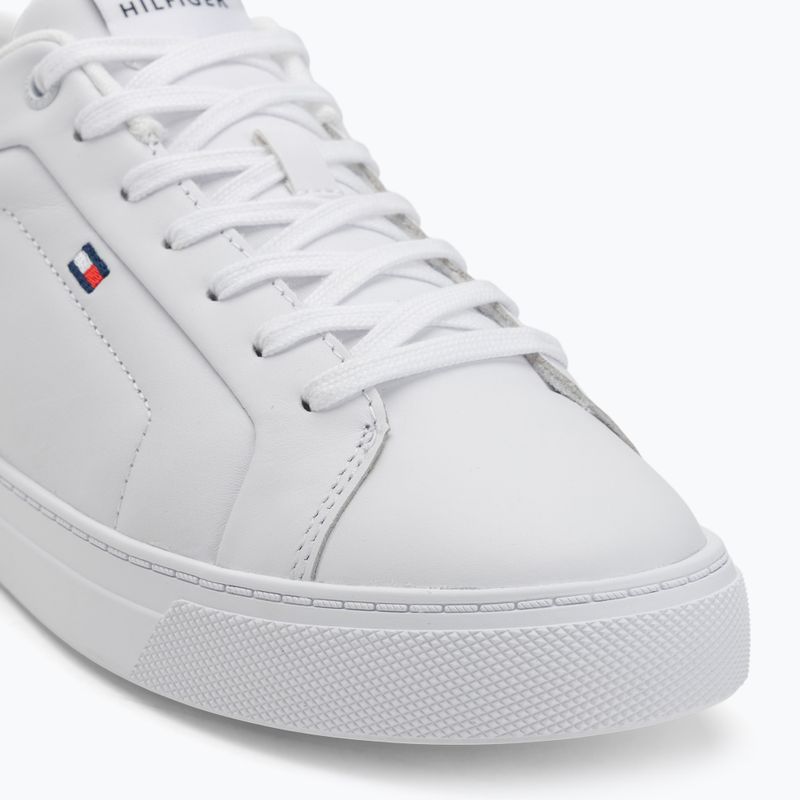 Încălțăminte pentru bărbați Tommy Hilfiger Icon Court Lth Flag Ess white 7
