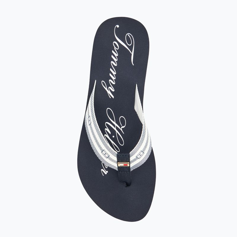 Papuci pentru femei  Tommy Hilfiger Im Th Signature Beach Sandal rwb 5