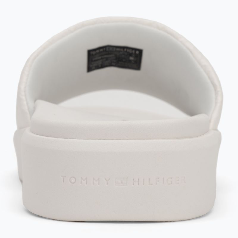 Papuci pentru femei Tommy Hilfiger Platform Monogram Poolslide ancient white 6