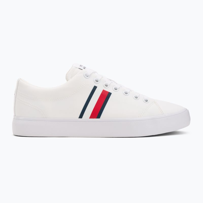 Încălțăminte pentru bărbați Tommy Hilfiger Th Hi Vulc Low Core Stripes Mesh YBS white 2