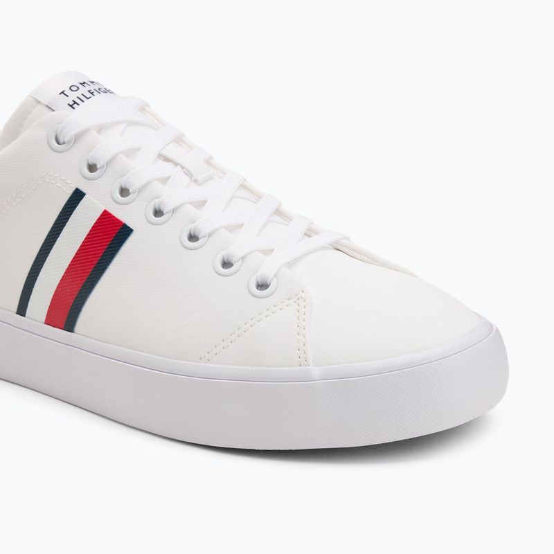 Încălțăminte pentru bărbați Tommy Hilfiger Th Hi Vulc Low Core Stripes Mesh YBS white 7