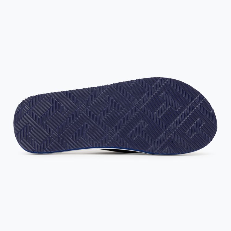 Papuci pentru bărbați Tommy Hilfiger Leather Beach Sandal black 4