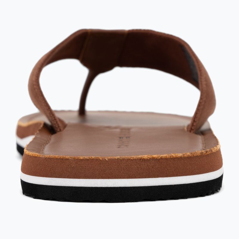 Papuci pentru bărbați Tommy Hilfiger Leather Beach Sandal winter cognac 6