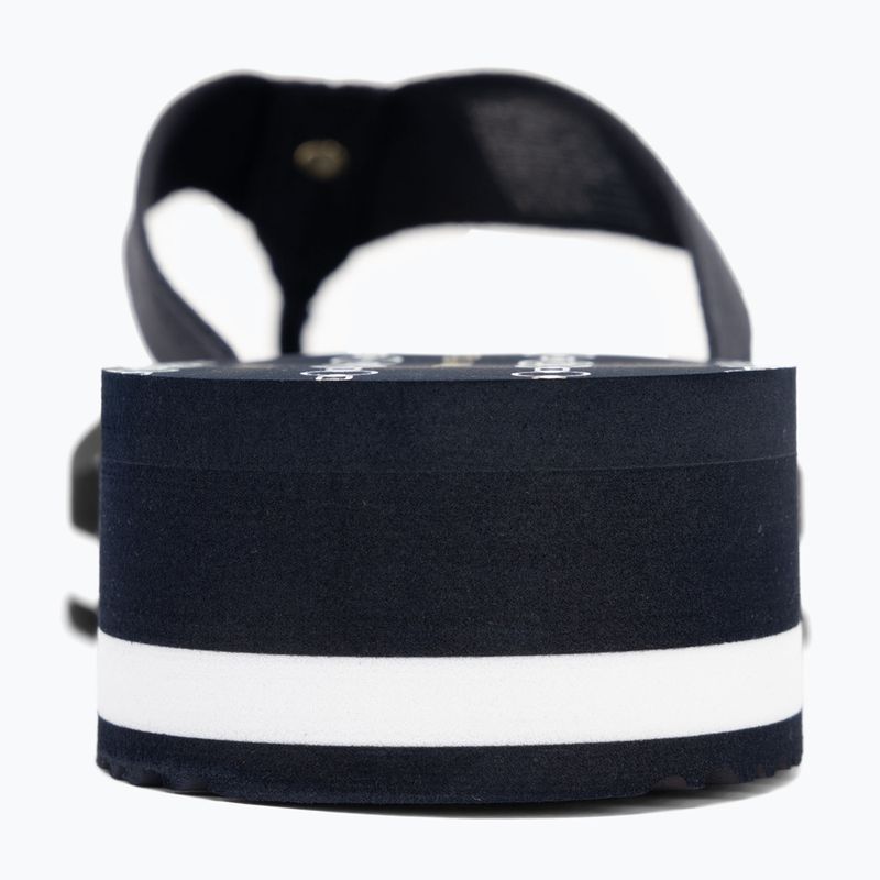 Papuci pentru femei Tommy Hilfiger Im Th Chainprint Midwedge Sandal space blue 6