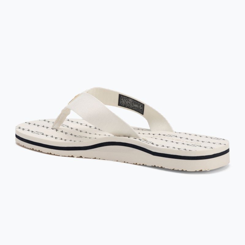 Papuci pentru femei Tommy Hilfiger Chain Print Beach Sandal ivory 3