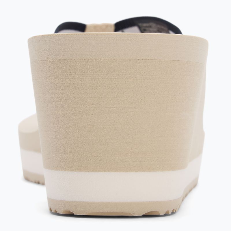 Papuci pentru femei Tommy Hilfiger Corporate Wedge Beach Sandal muslin 6