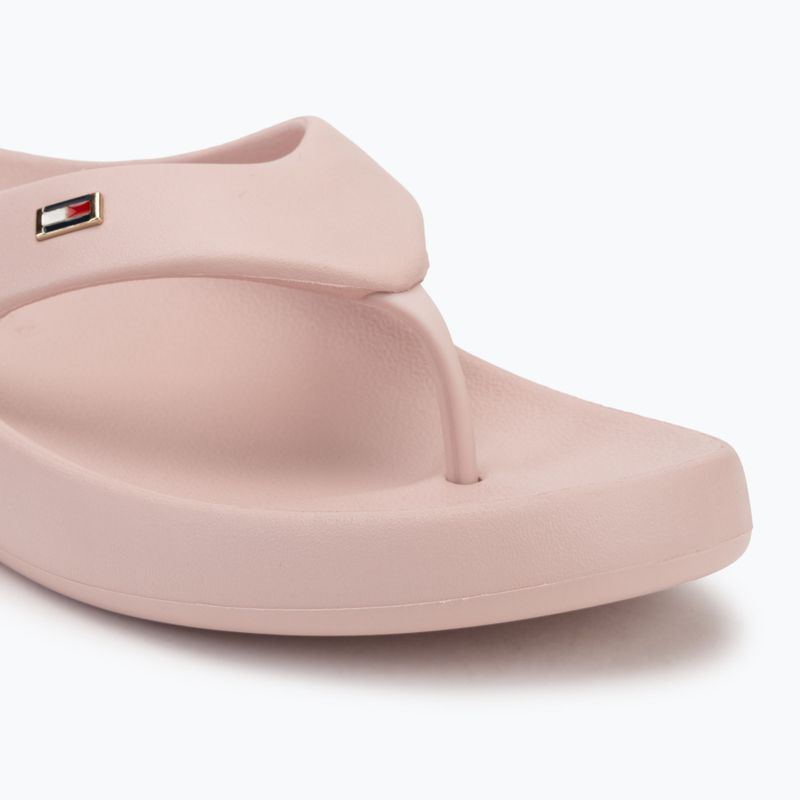 Papuci pentru femei Tommy Hilfiger Comfort Beach Sandal foggy pink 7
