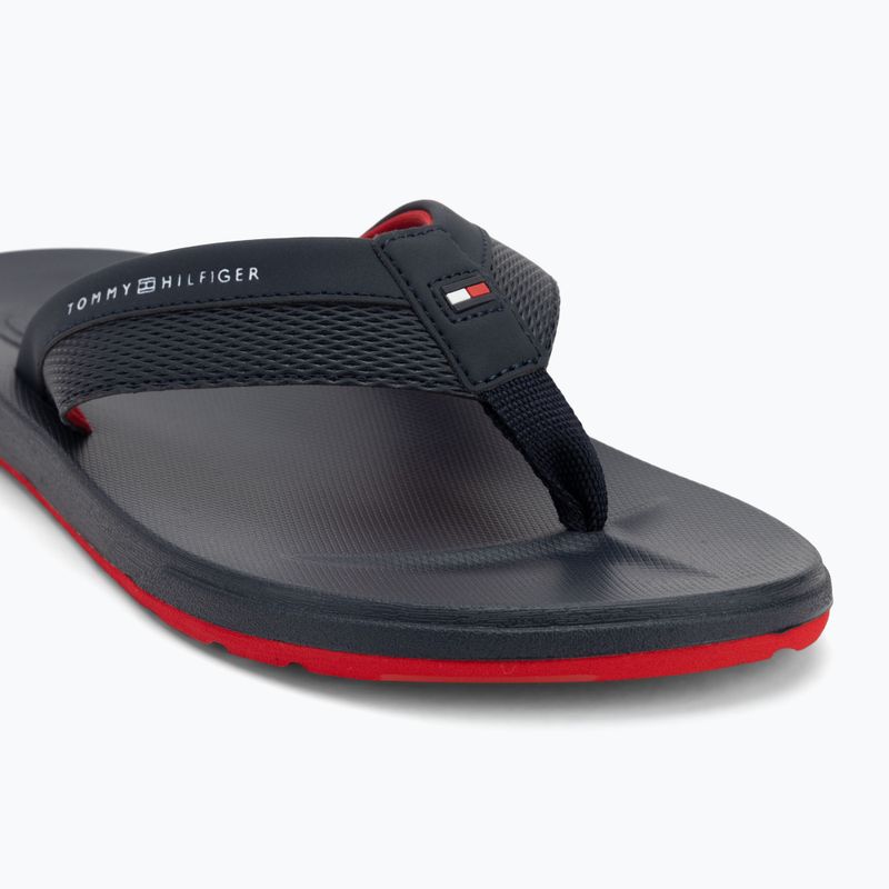 Papuci pentru bărbați Tommy Hilfiger Molded Beach Sandal desert sky 7