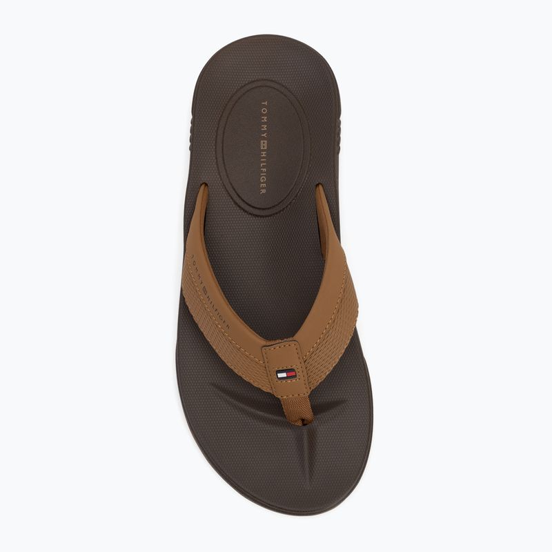Papuci pentru bărbați Tommy Hilfiger Molded Beach Sandal desert khaki 5