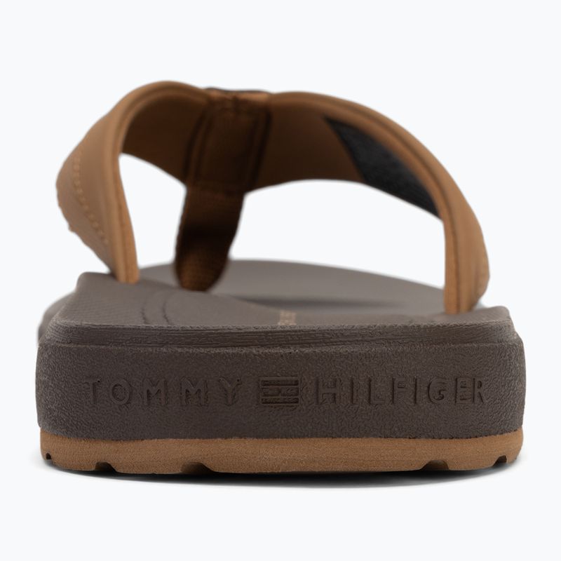 Papuci pentru bărbați Tommy Hilfiger Molded Beach Sandal desert khaki 6