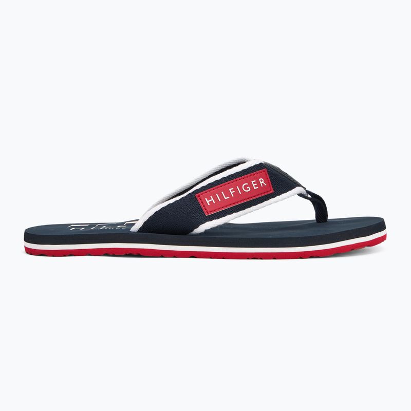 Papuci pentru bărbați Tommy Hilfiger Patch Beach Sandal desert sky 2