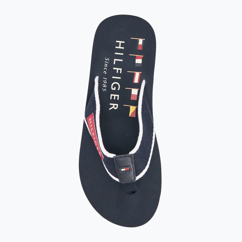 Papuci pentru bărbați Tommy Hilfiger Patch Beach Sandal desert sky 5