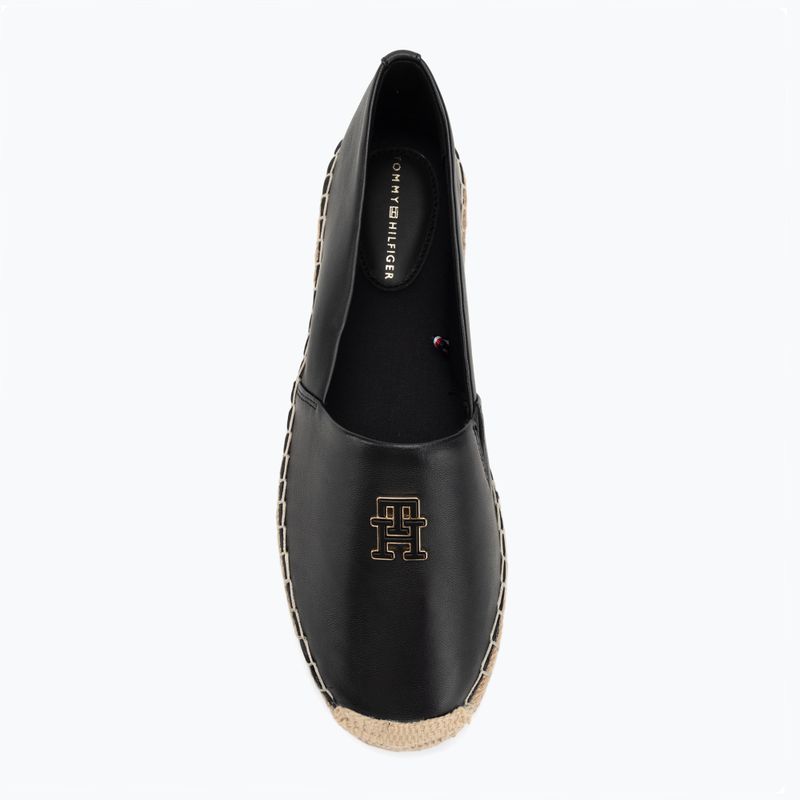 Încălțăminte pentru femei  Tommy Hilfiger Th Logo Leather black 5