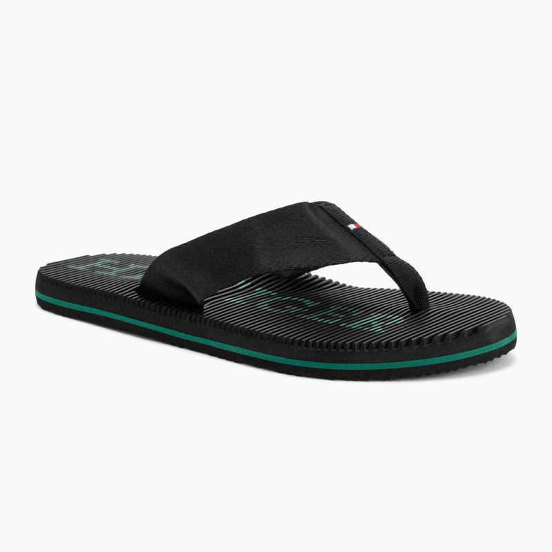 Papuci pentru bărbați Tommy Hilfiger Massage Beach Sandal black