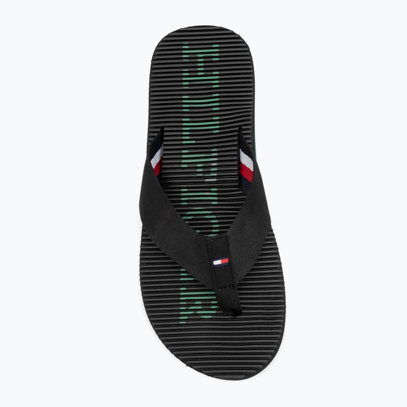 Papuci pentru bărbați Tommy Hilfiger Massage Beach Sandal black 5