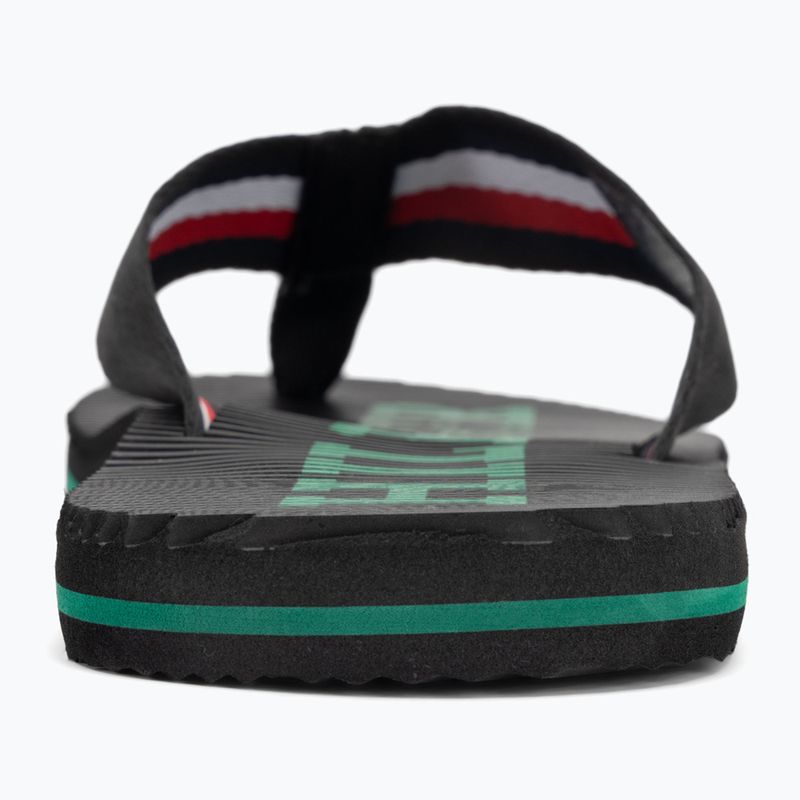 Papuci pentru bărbați Tommy Hilfiger Massage Beach Sandal black 6