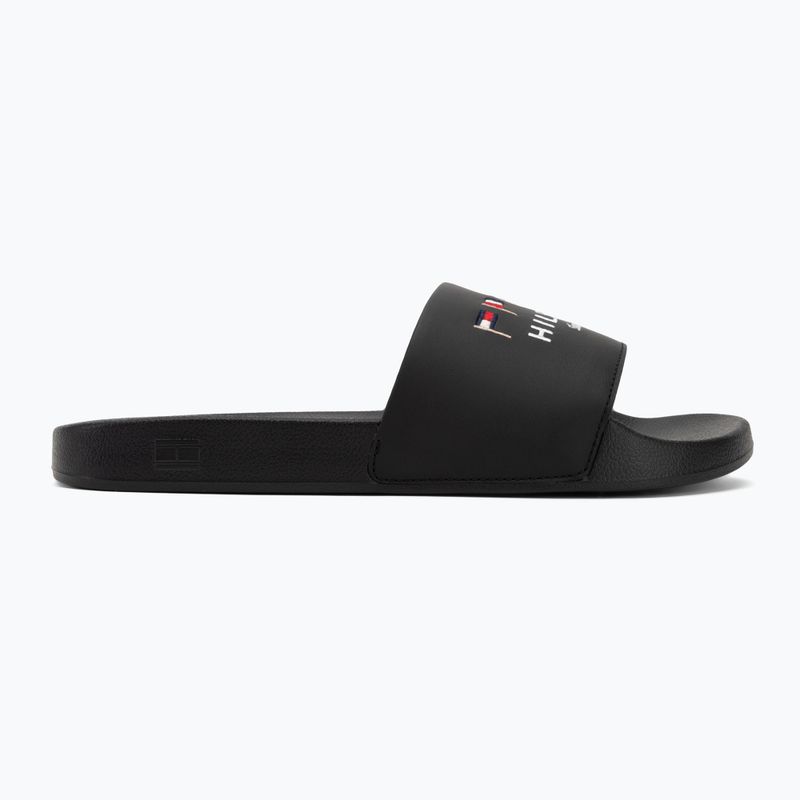Papuci pentru bărbați  Tommy Hilfiger Flags Pool Slide black 2