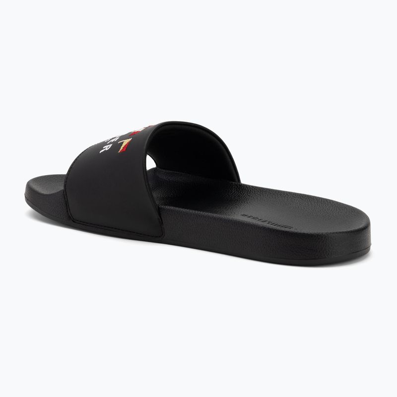 Papuci pentru bărbați  Tommy Hilfiger Flags Pool Slide black 3