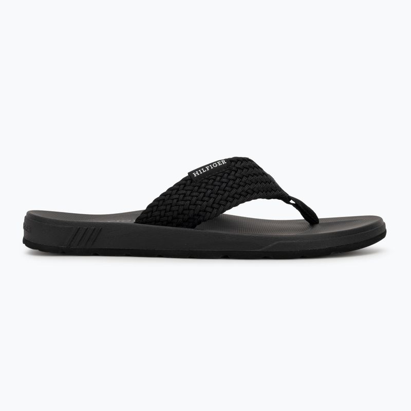 Papuci pentru bărbați Tommy Hilfiger Molded Web Beach Sandal black 2