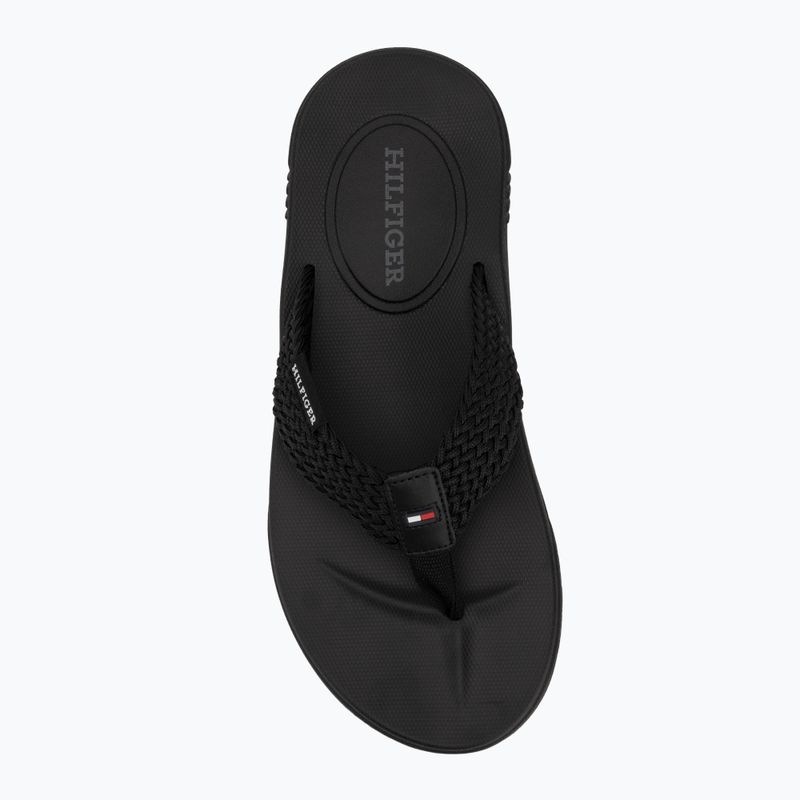 Papuci pentru bărbați Tommy Hilfiger Molded Web Beach Sandal black 5