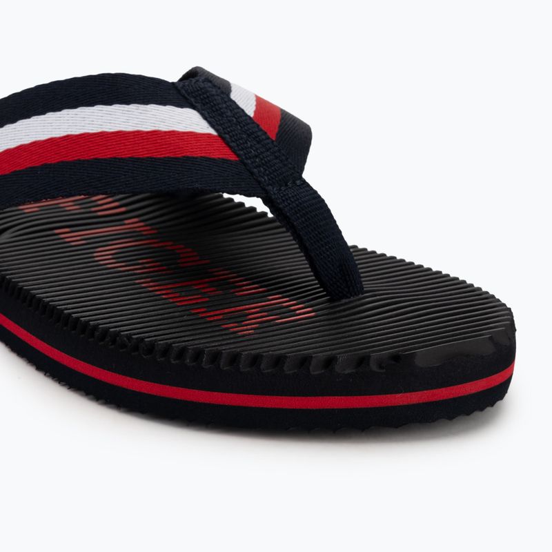 Papuci pentru bărbați Tommy Hilfiger Massage Beach Sandal desert sky 7